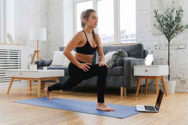 Woman exercising confidently after femiwand treatment Watford