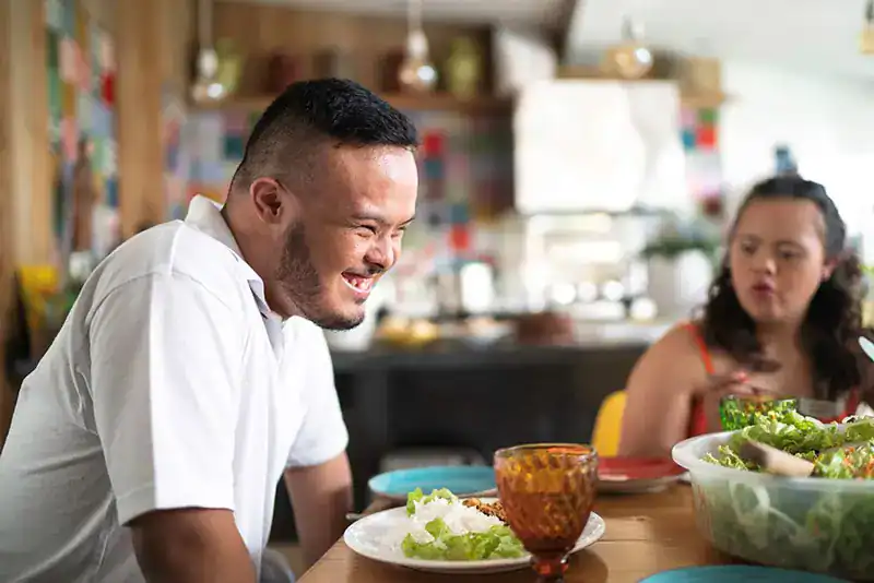 Empowering Weight Loss: A Comprehensive Guide for Individuals with Disabilities 2 Image of a disabled man and balance around nutrition to aid weight loss Watford